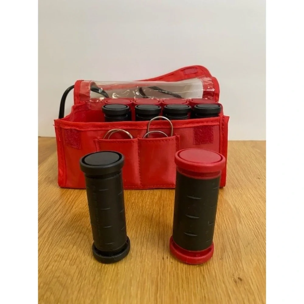 Remington Hot Rollers Women OS Red Good Ionic Travel Hair Curler Set 10 Rollers